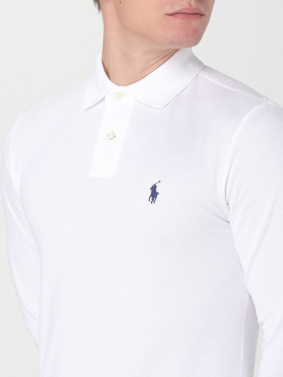 Polo Shirt Men color White