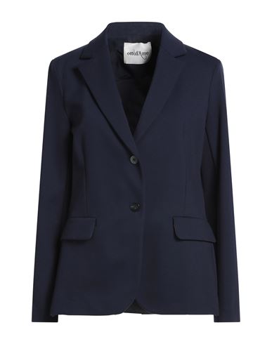 Woman Blazer Navy Size 8 Viscose, Nylon, Elastane