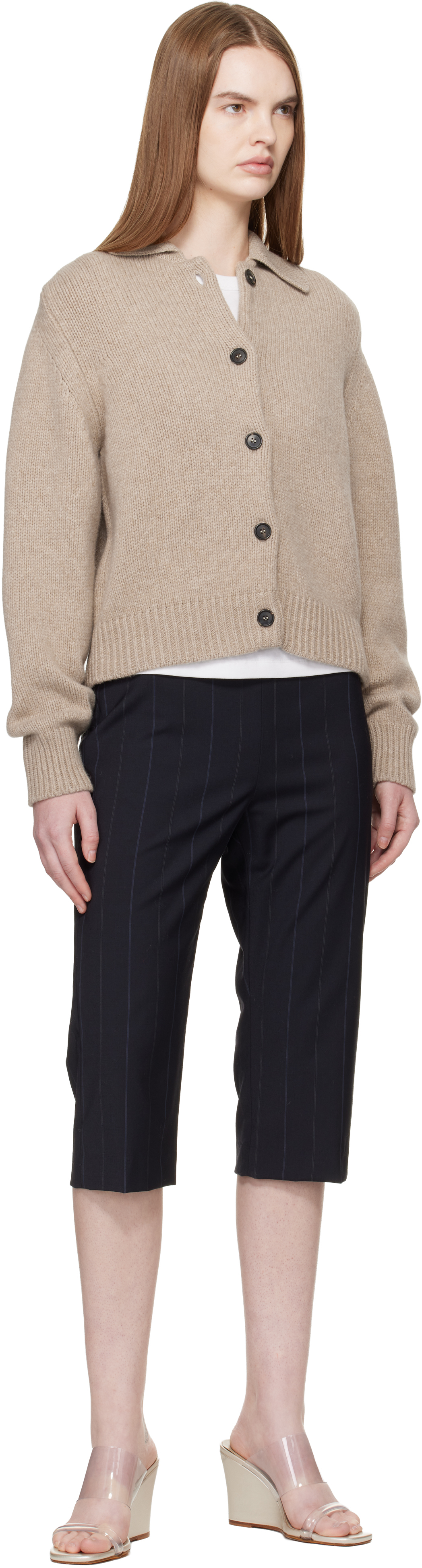 Beige Winny Collared Jacket