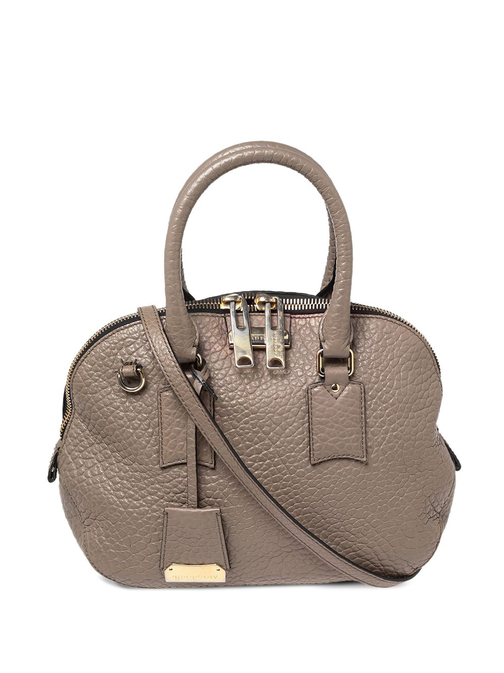Orchard leather satchel bag - Grey