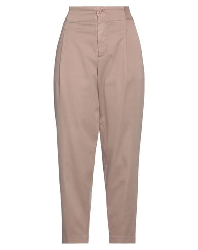 Woman Pants Khaki Size S Lyocell, Cotton, Modal, Elastomultiester, Elastane