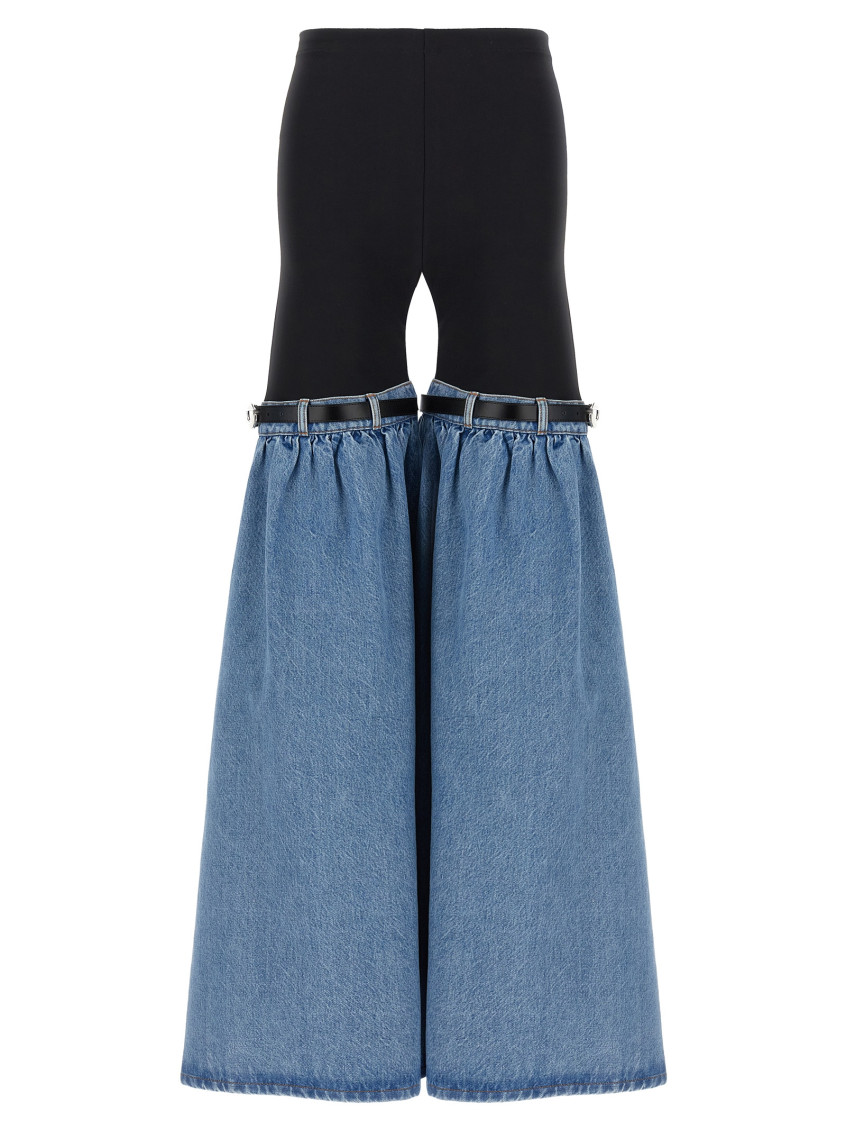Hybrid Denim Flare Pants