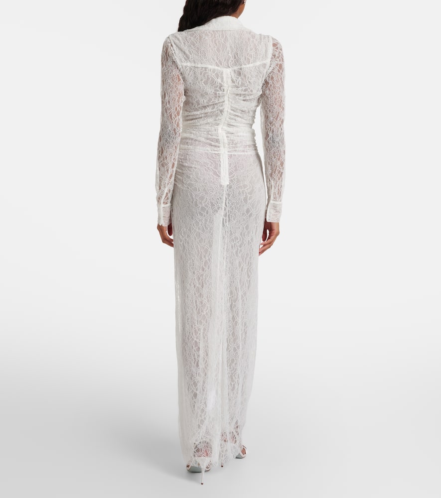 Venus sheer lace gown