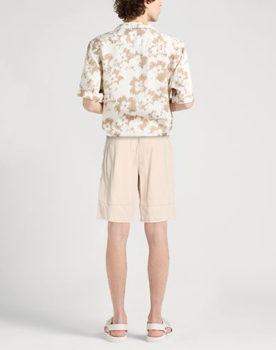 Man Shorts & Bermuda Shorts Beige Size S Cotton