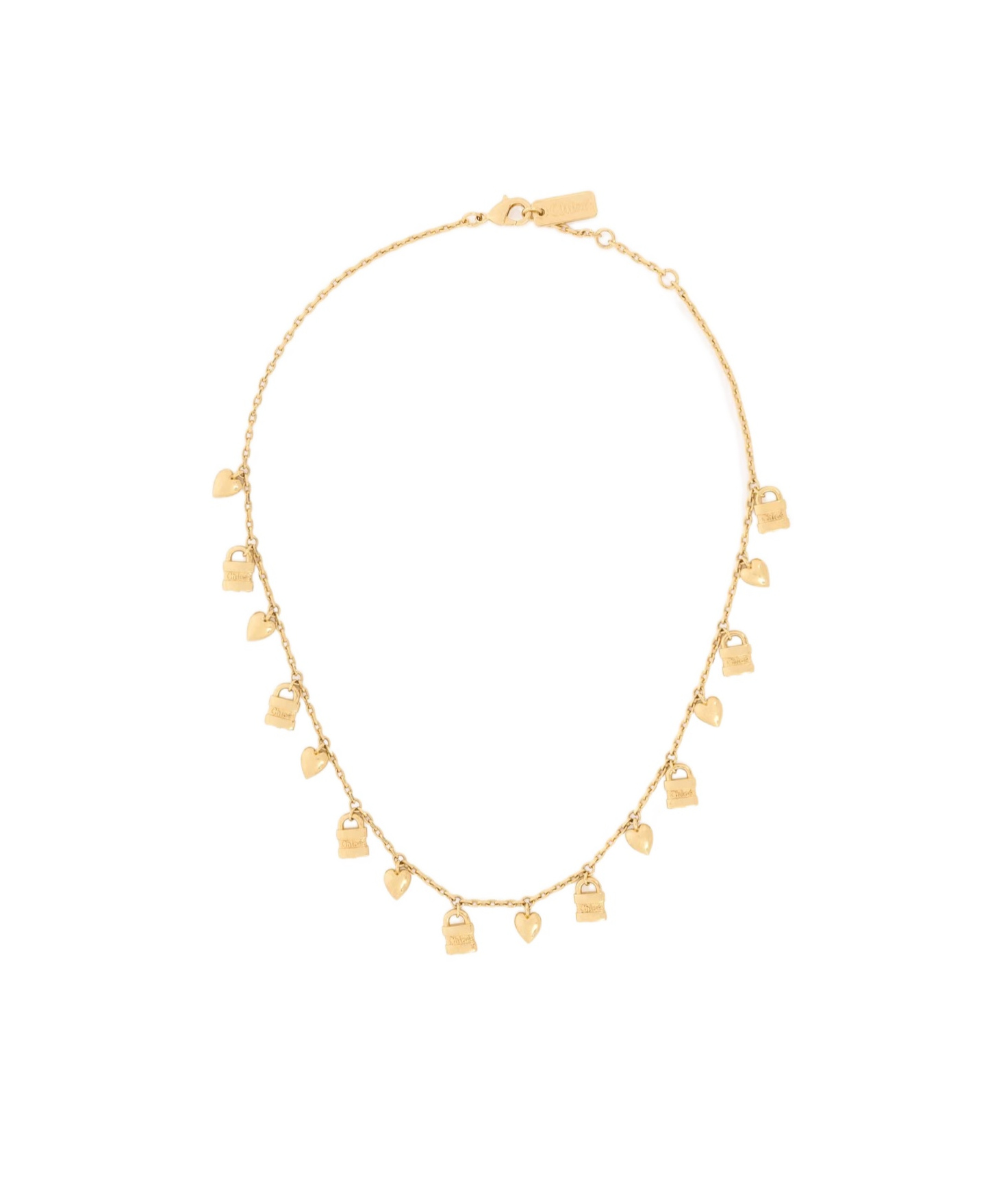 Mini Paddington charm-detail cable-link necklace