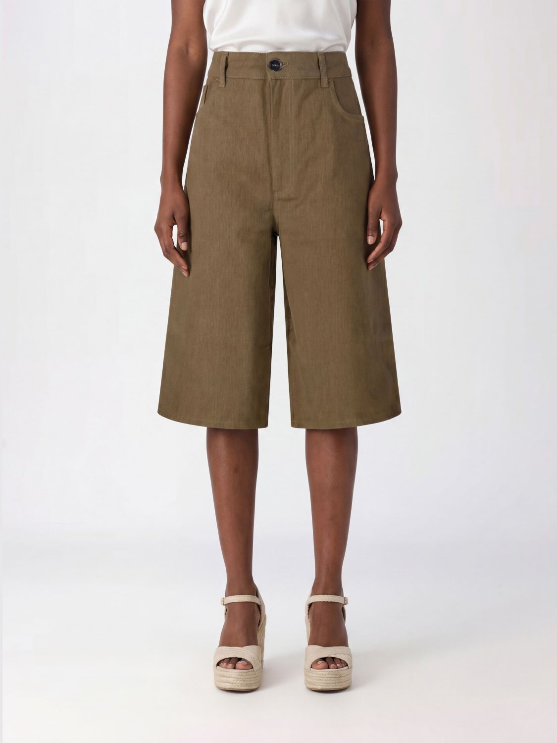 Shorts Woman color Green