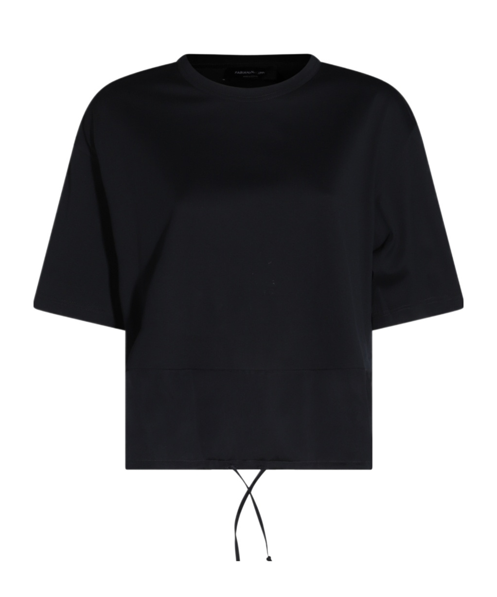 Drawstring hem t-shirt