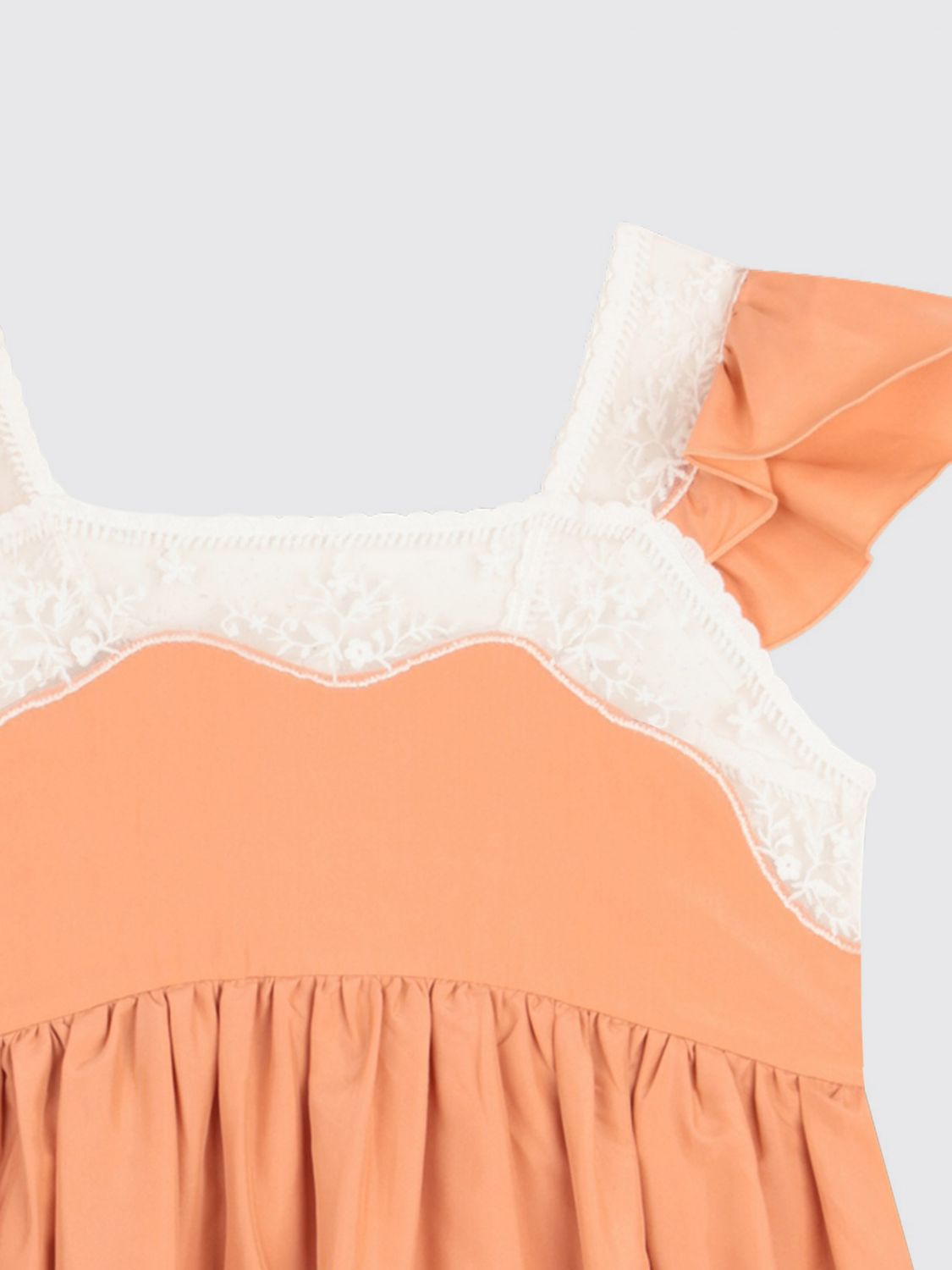 CHLOÉ Dress Kids color Orange