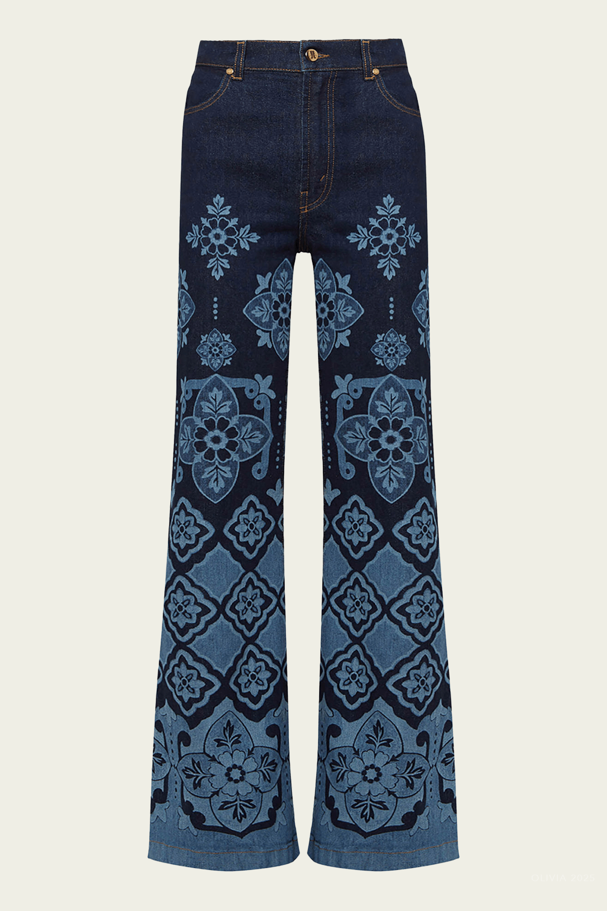 Flare Jeans in Partenope Navy