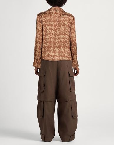 Woman Shirt Camel Size 2 Viscose