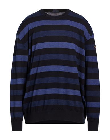 Man Sweater Navy Size 3XL Virgin Wool