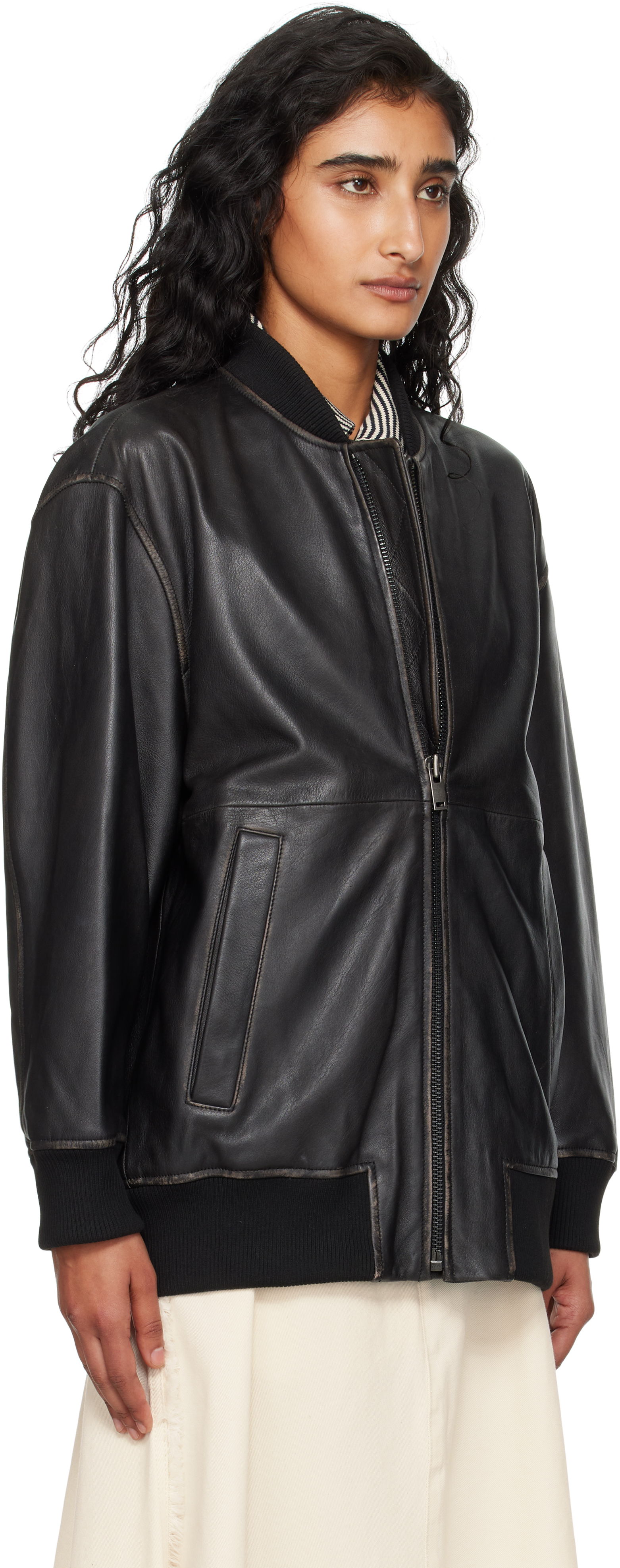 Black Tattico Leather Jacket