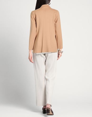 Woman Blazer Camel Size 10 Viscose, Polyamide, Elastane