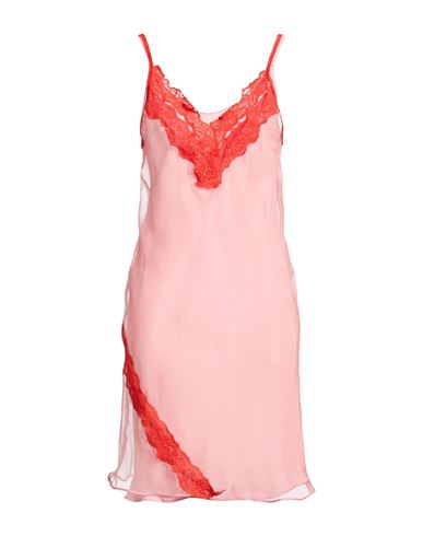 Woman Mini dress Pink Size 6 Silk, Polyester