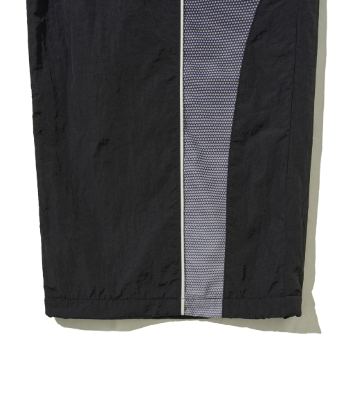Speed Track Solid nylon Pants Black