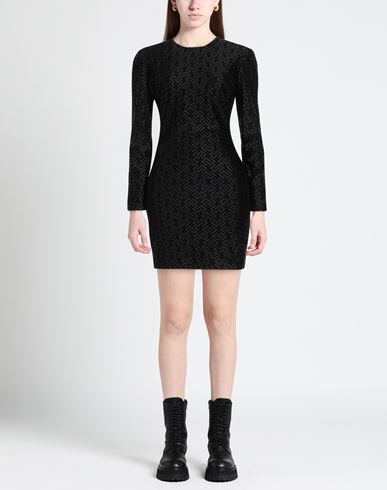 Woman Mini dress Black Size 8 Polyamide, Elastane