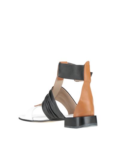 Woman Sandals Black Size 9 Leather
