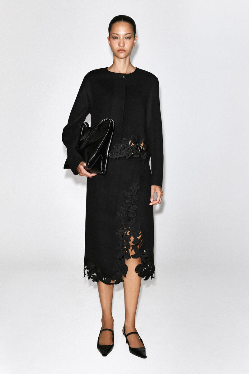 Embroidered Double-Faced Wool Jacket