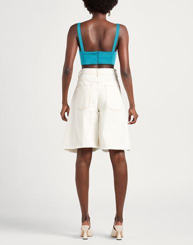 Woman Top Azure Size 4 Cotton, Elastane