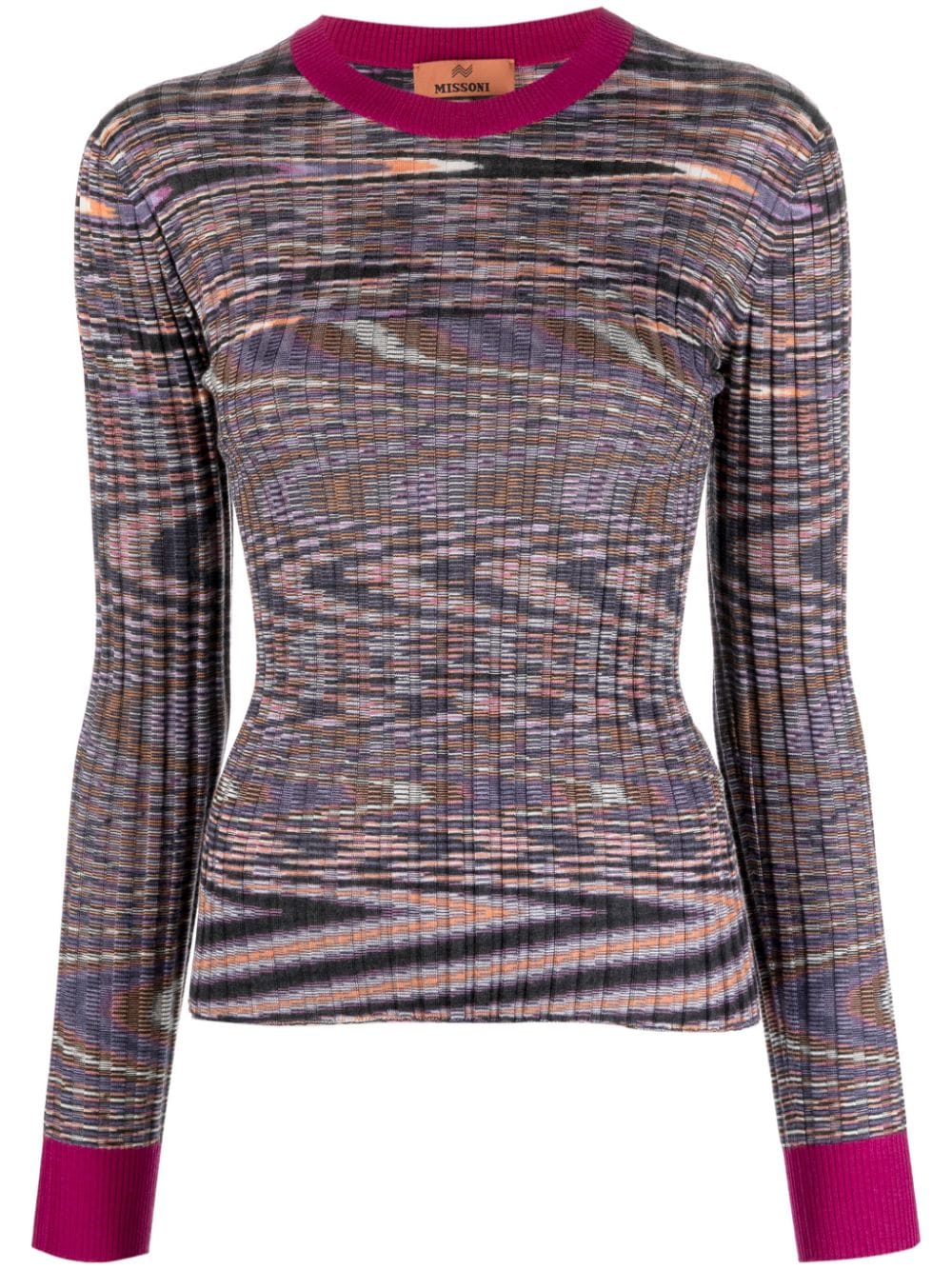Cashmere-Silk Blend Sweater — multicolour
