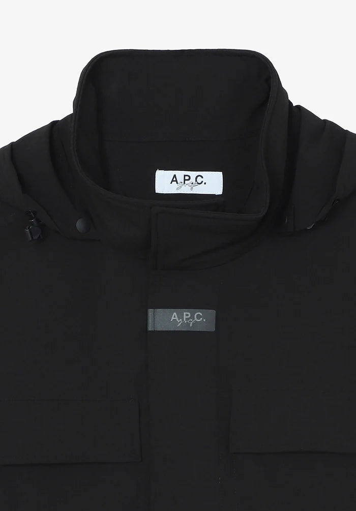A. P.C. Waterproof jacket S LZZ - Black