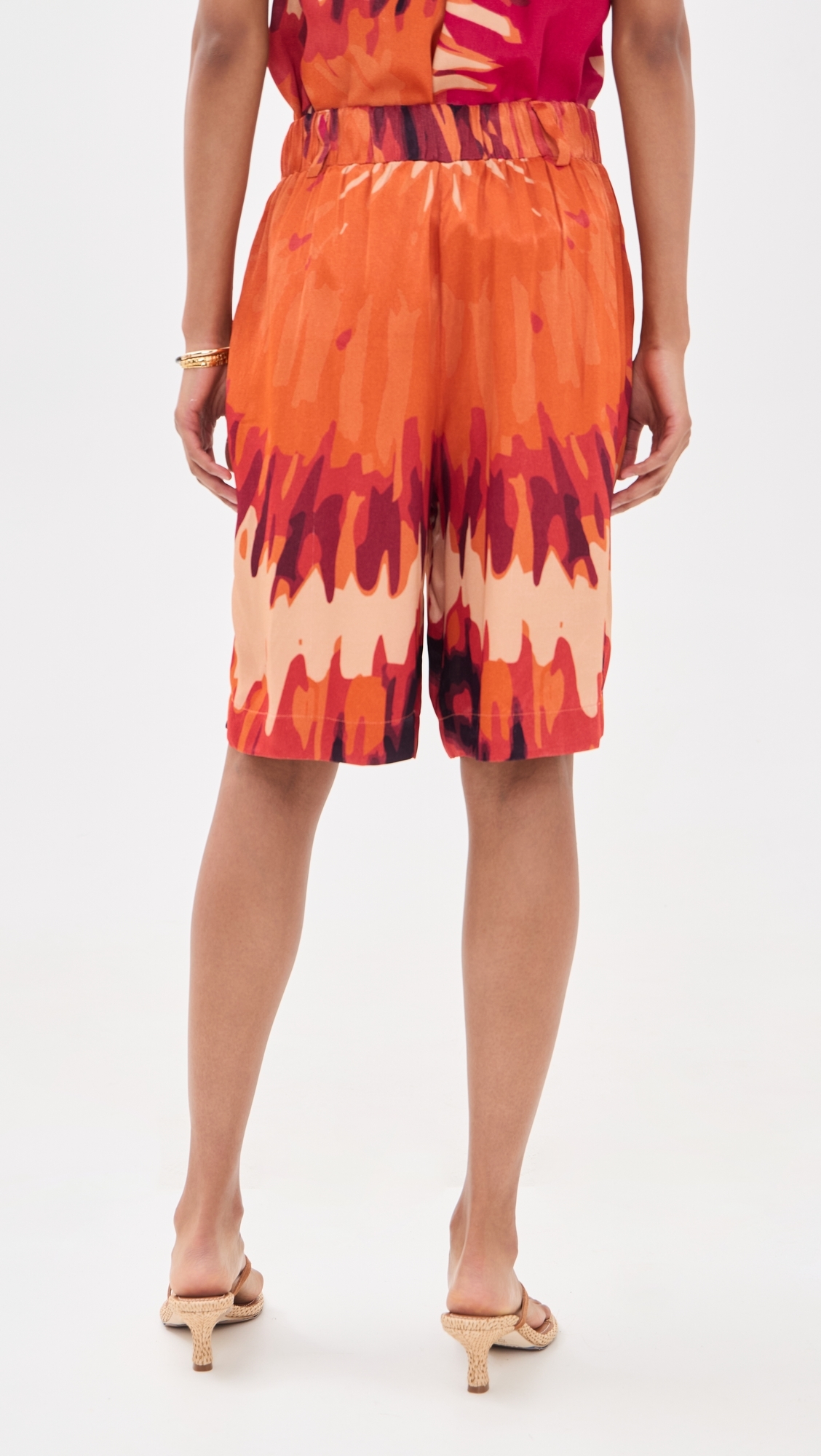 Jeyna Shorts Magma Orange