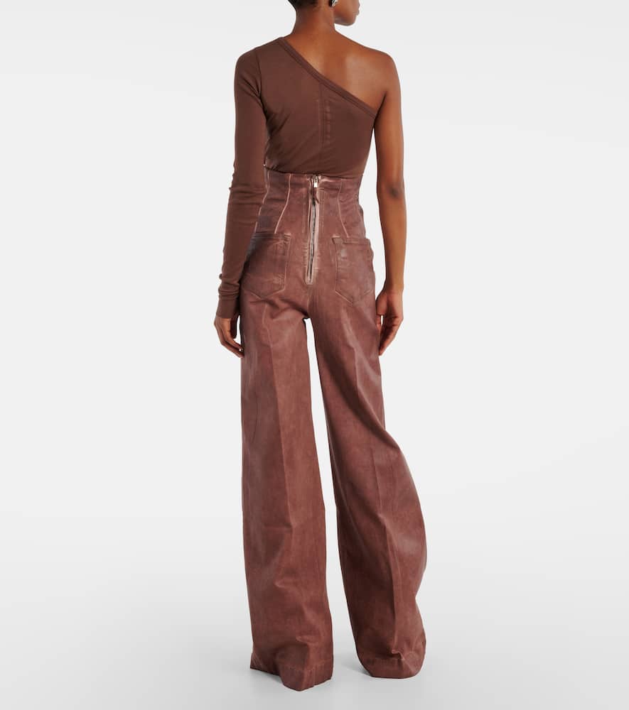 Dirt Cooper high-rise wide-leg jeans