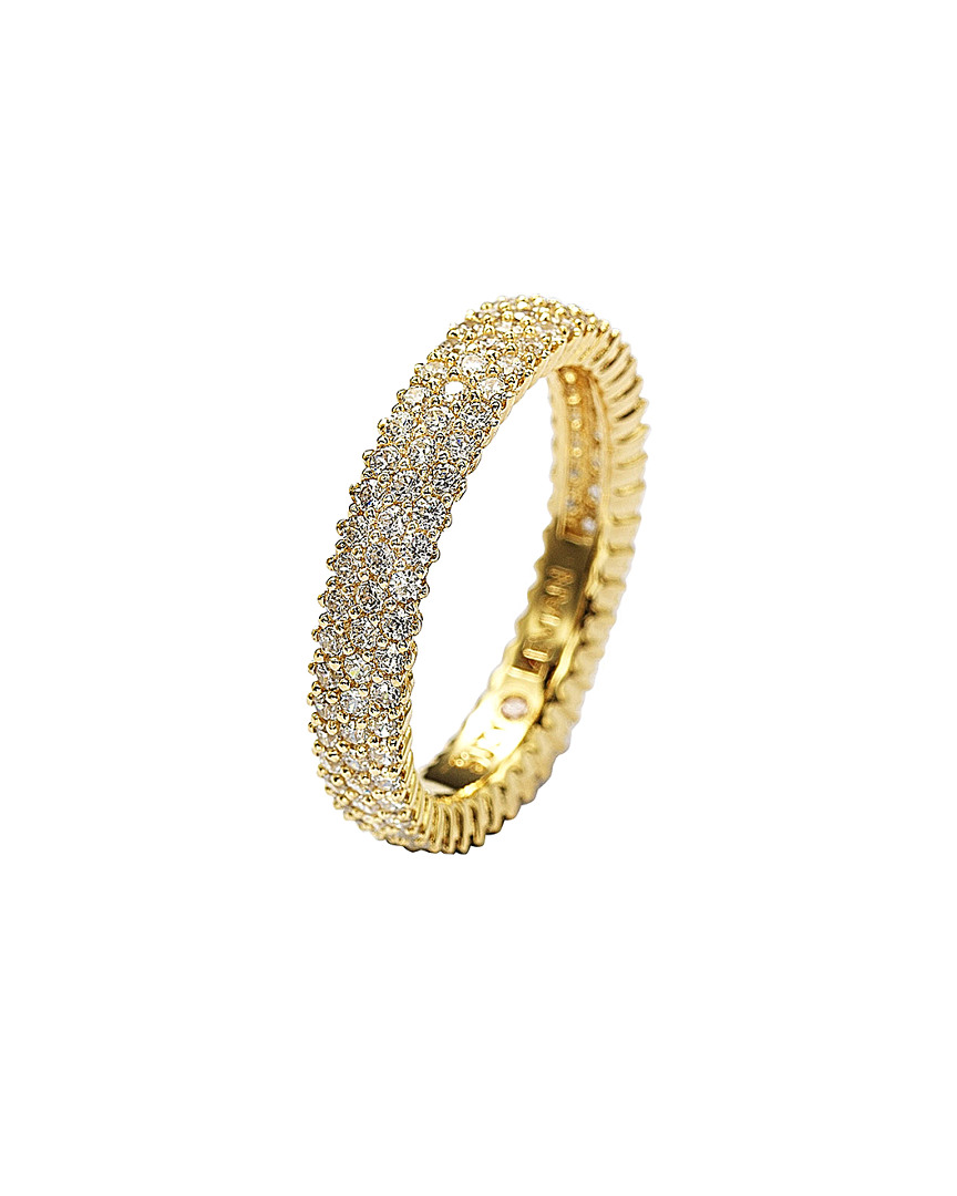 Gold Plated Cz Eternity Ring
