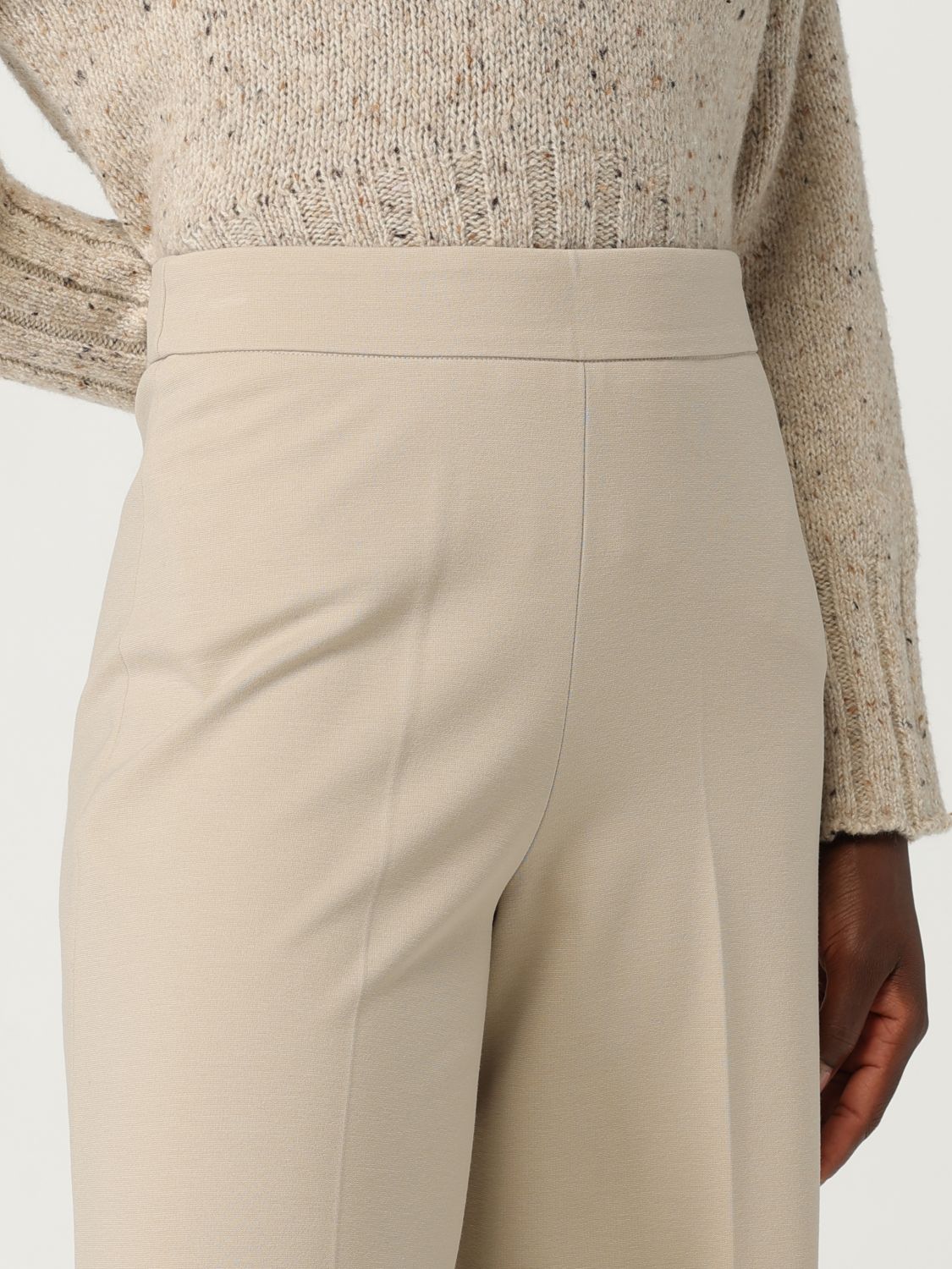 Pants Woman color Beige