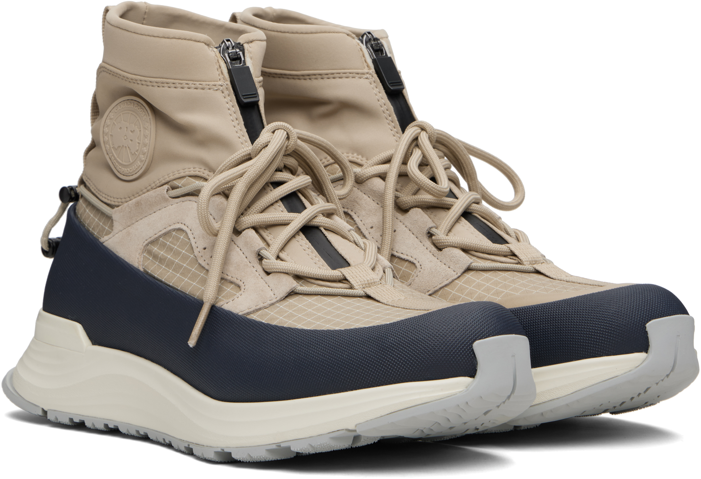 Tan Glacier Trail High Sneakers