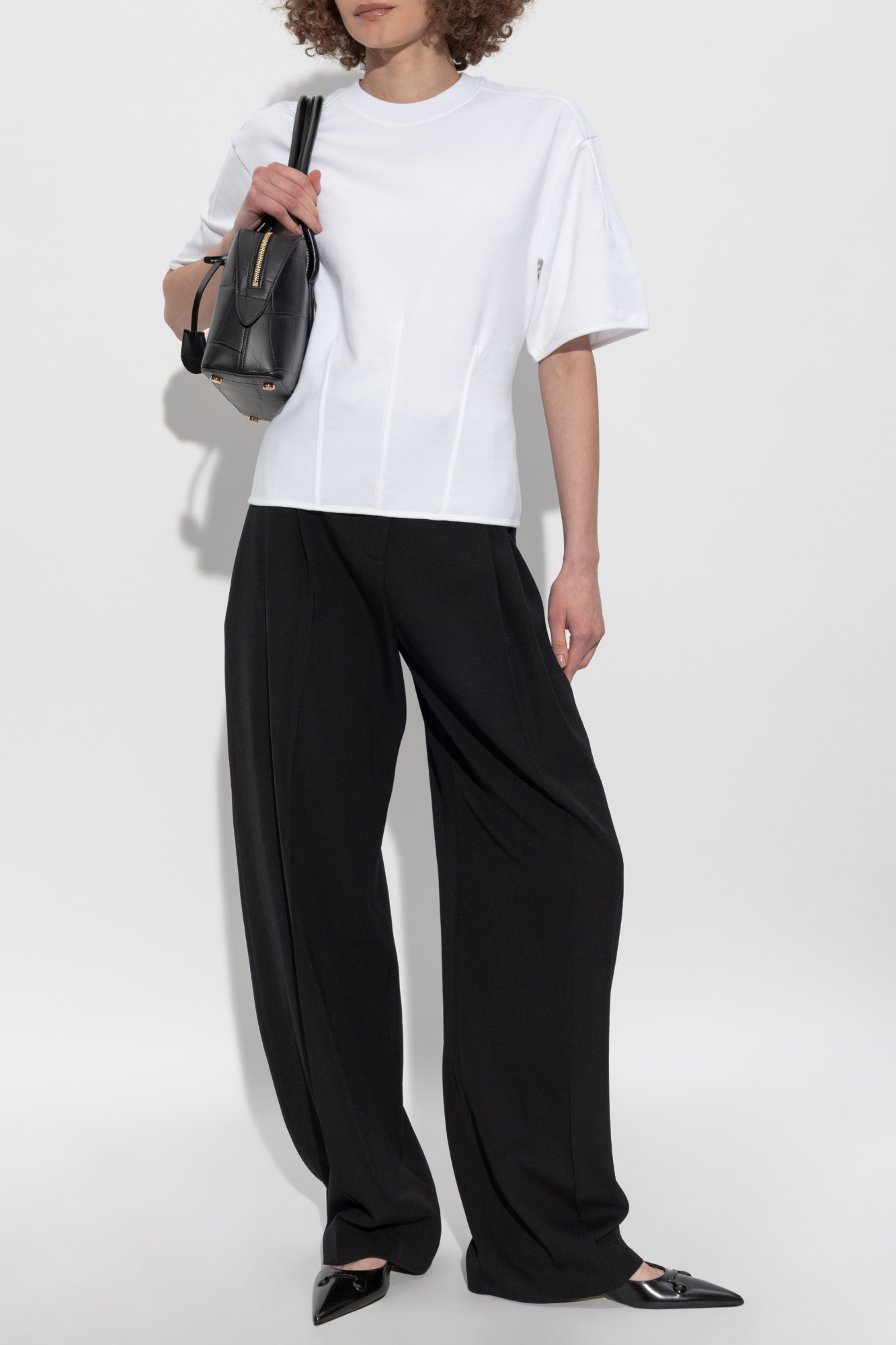 Crew Neck T-shirt, Women's, White