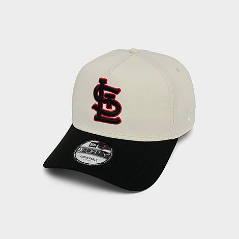 St. Louis Cardinals MLB 9FORTY A-Frame Snapback Hat in Chrome/Black