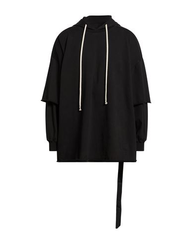 Man Sweatshirt Black Size ONESIZE Cotton