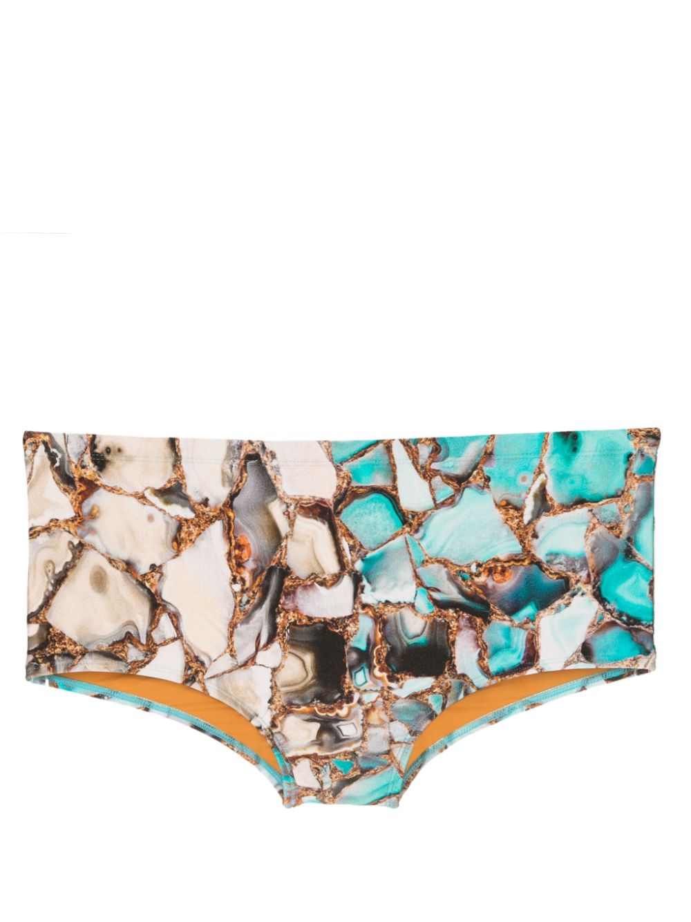 Copacabana graphic-print swimming trunks - Blue
