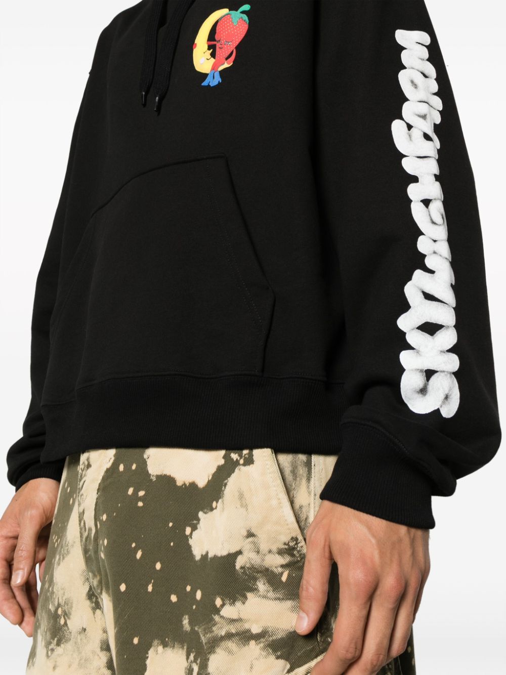 Sky High Farm Workwear Logo Baumwoll Hoodie
