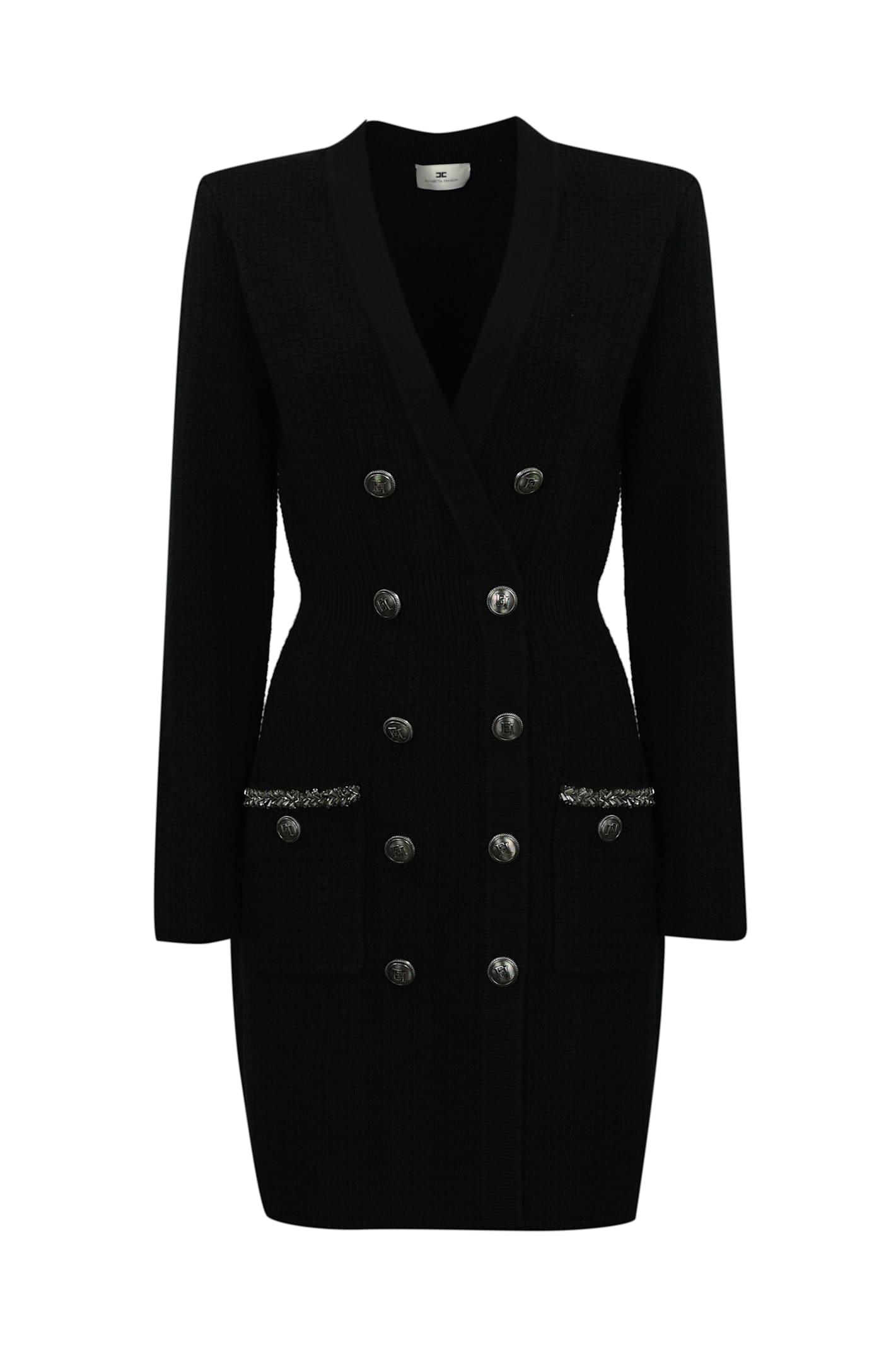 Robe Manteau Dress In Boucle Wool