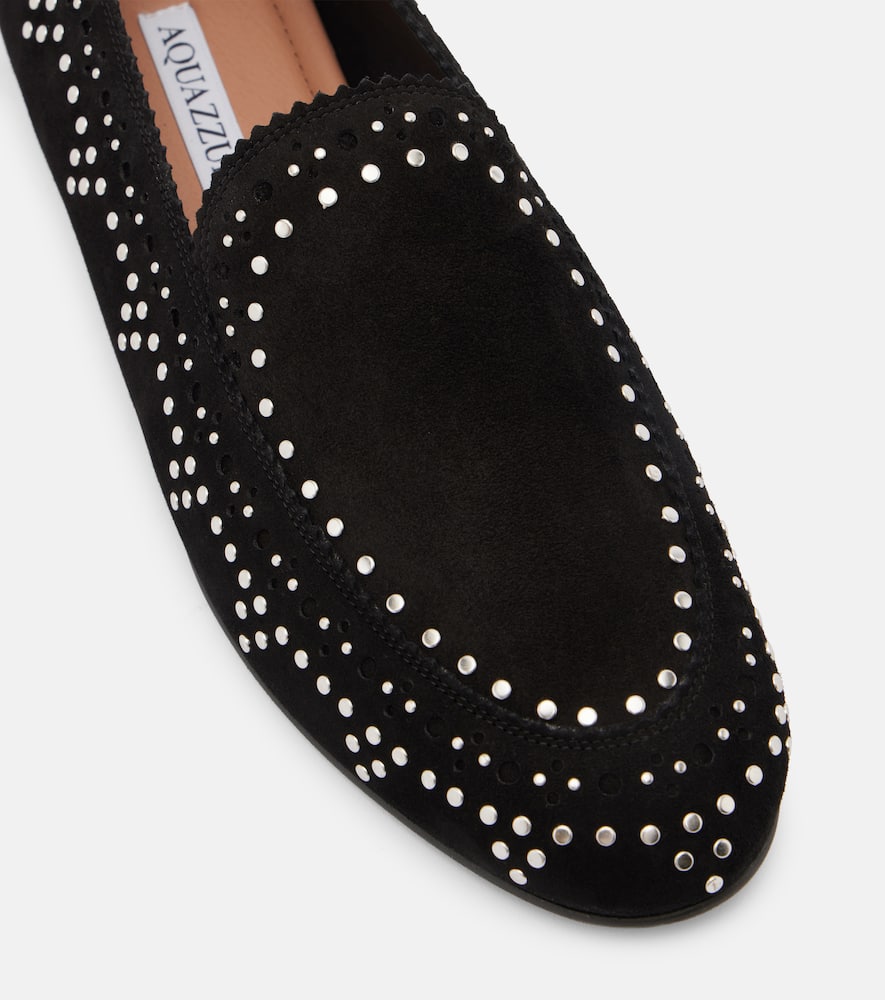 Skye embellished suede loafers