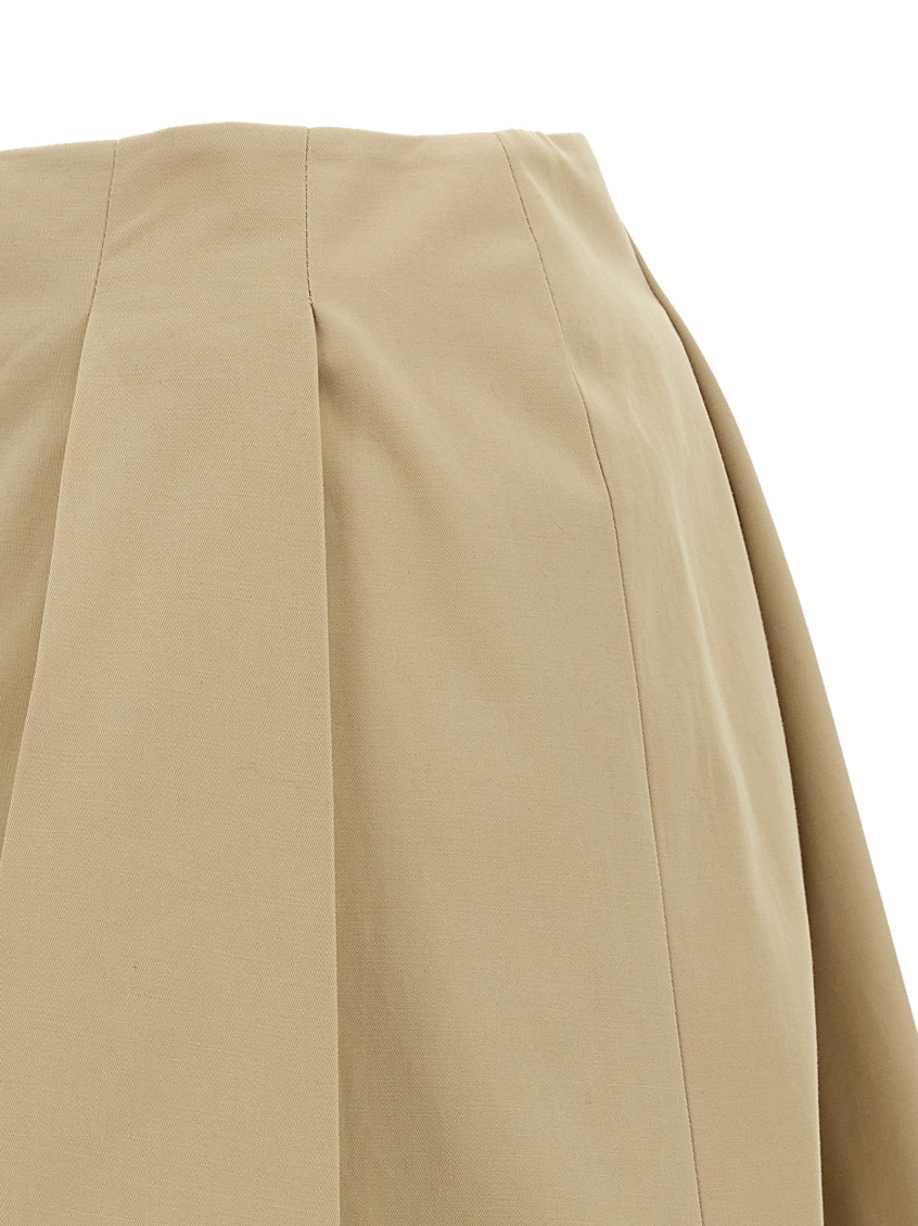 Chain Skirt Skirts Beige