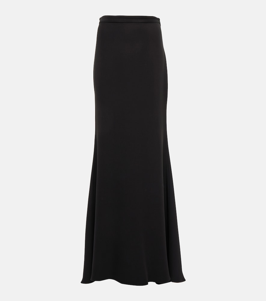 Silk maxi skirt