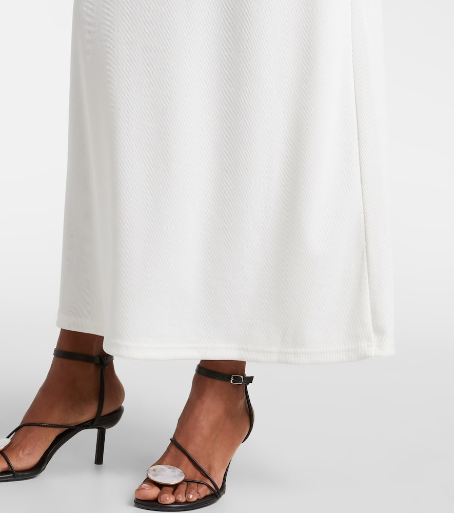 Mineral Stone embellished jersey gown