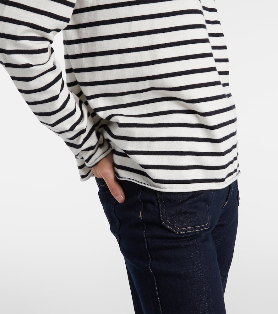 Cotton, silk, and cashmere sweater