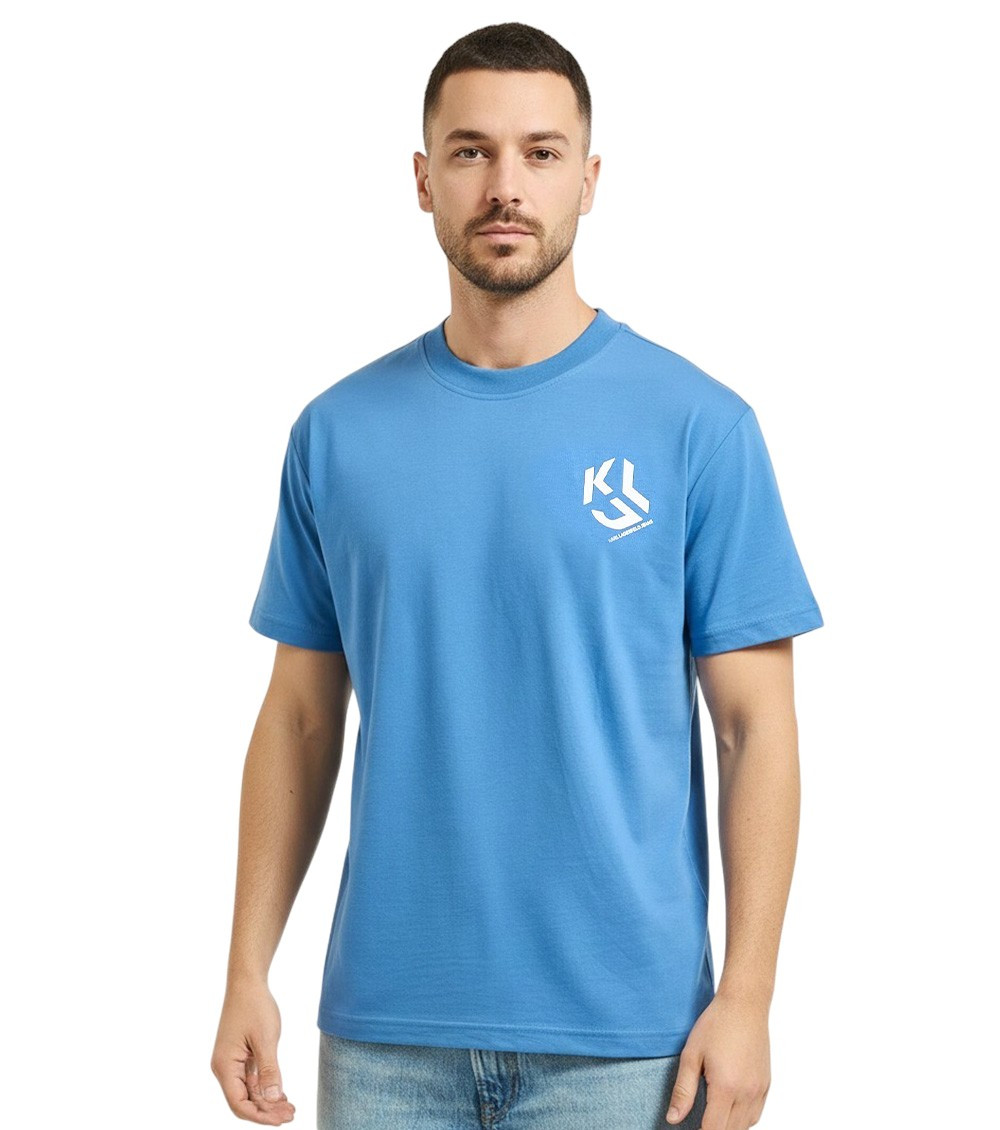 Blue Crew Neck T-Shirt