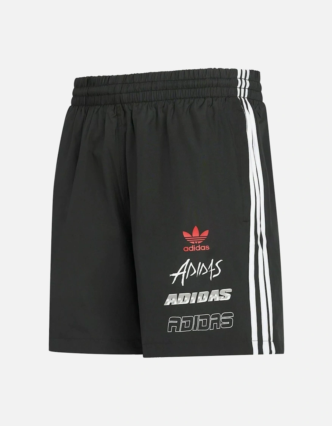 Men's Adidas Originals Reversible Shorts - Black/Black
