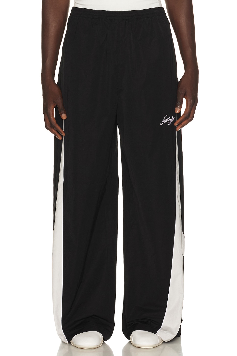 Acne Studios Parfit Peachy Technical Blend Pant in Black - Black. 50 also