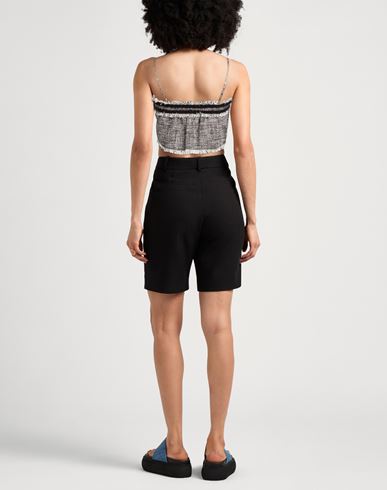Woman Top Black Size 4 Cotton