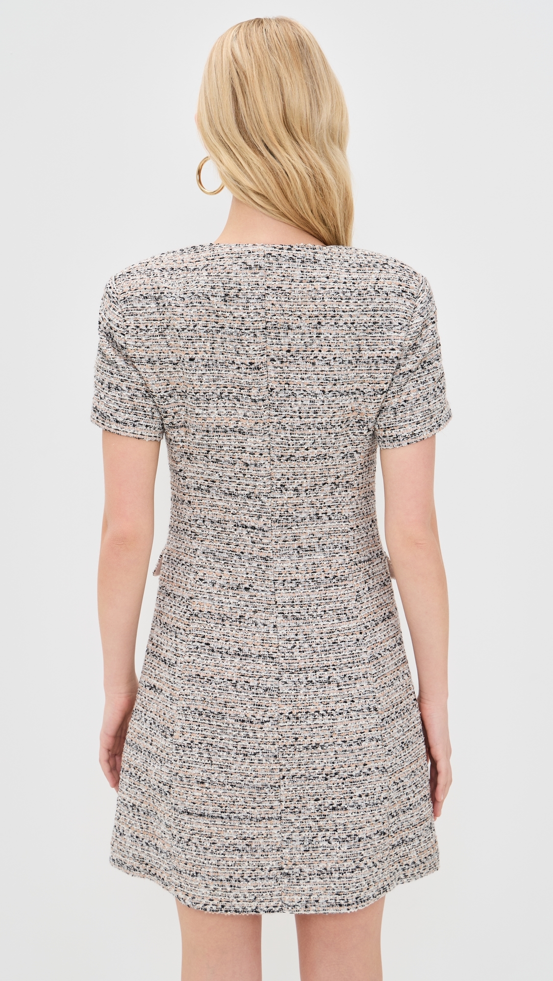 The First Wife Dress Pink Tweed