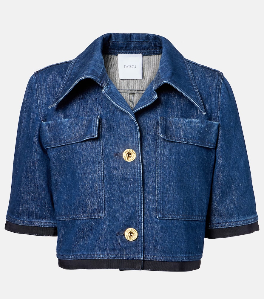 Cropped denim jacket