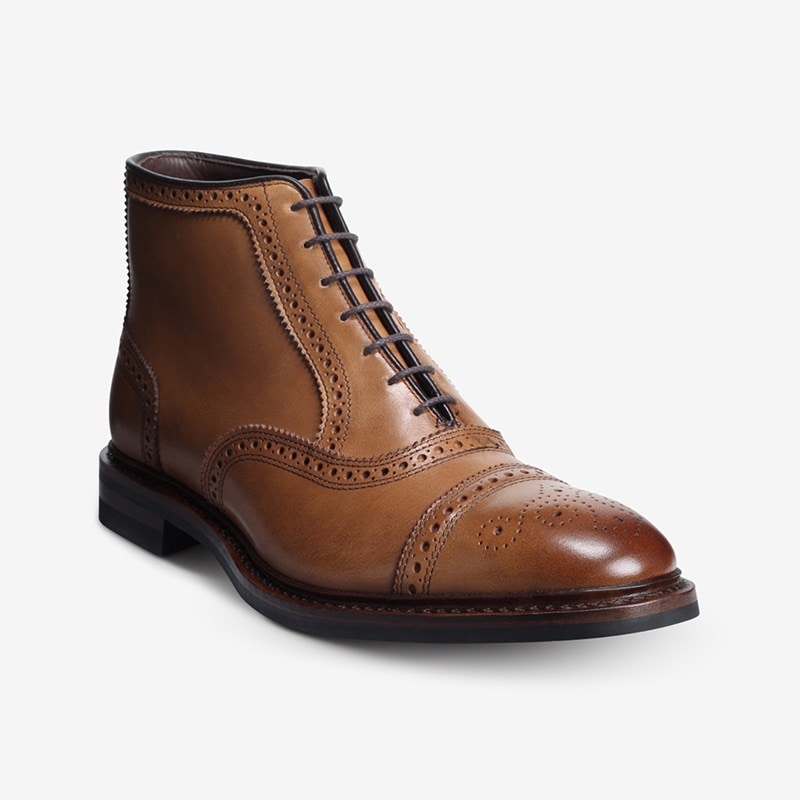 Hamilton Weatherproof Oxford Dress Boot Boots in Walnut Brown Leather