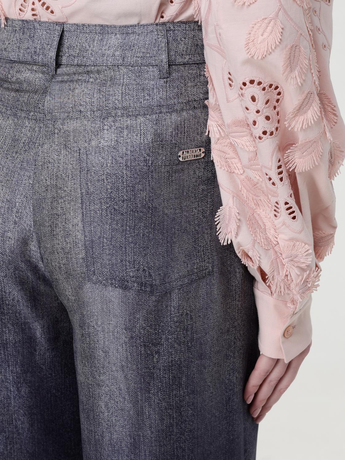 Pants ALBERTA FERRETTI Woman color Multicolor