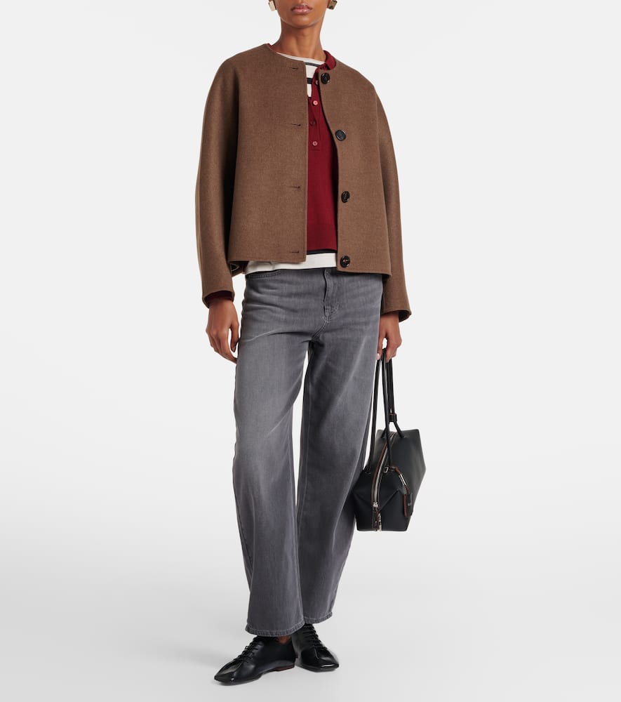 Allegra barrel-leg jeans